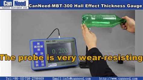 Hall Effect Thickness Gauge (Bottle Thickness Tester) trading|CanNeed.